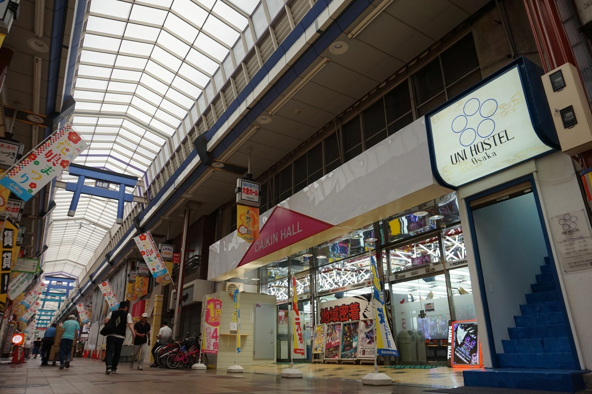 Uni Hostel Osaka Exterior foto